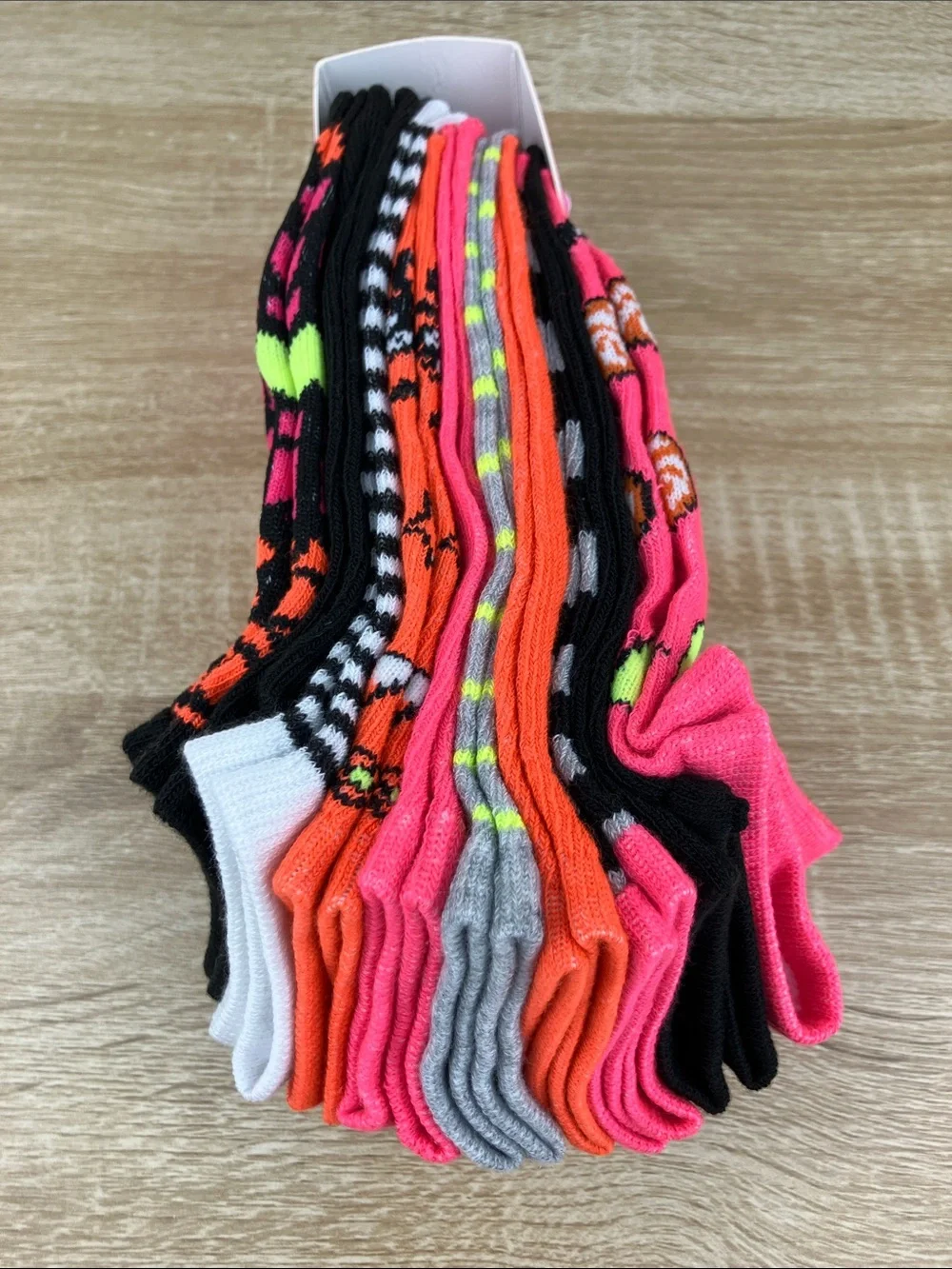 10 PAIRS Halloween Betsey Johnson Socks Low Cuts Spider Web Rainbow Goth NWT